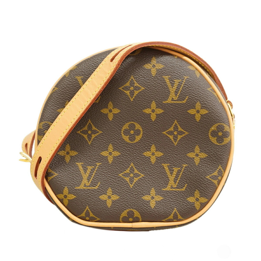 Louis Vuitton Monogram Boite Chapeau Souple PM Shoulder Bag M45578 Brown Wome...